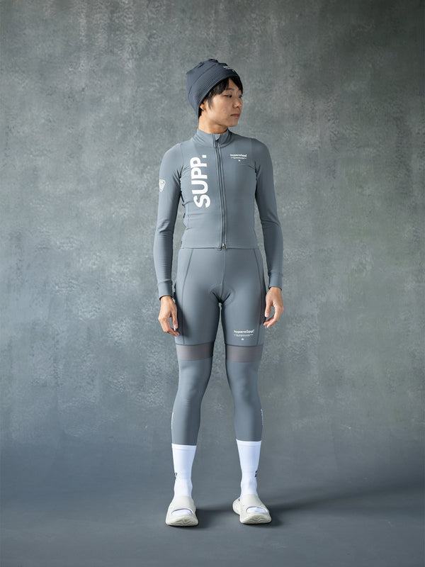 Women's SUPP. Thermal Long Sleeve Jersey 5-15℃ - Smoked Pearl