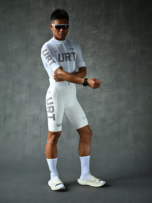 Men's Motion URT Bib Shorts - Off-White