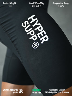 Men's Performance SUPP. Bib Shorts - Black