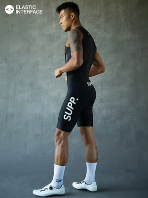 Men's SUPP. Thermal Bib Shorts- Black DWR