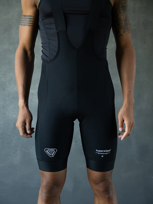 Men's SUPP. Thermal Bib Shorts- Black DWR