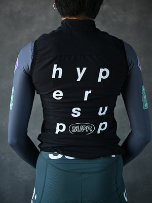 Women's Performance Team Draft Vest - Black