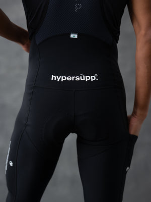 Men's Performance Deep Winter Long Bibs  0-10°C - Black