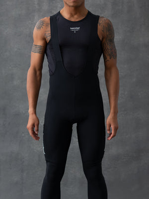 Men's Performance Deep Winter Long Bibs  0-10°C - Black