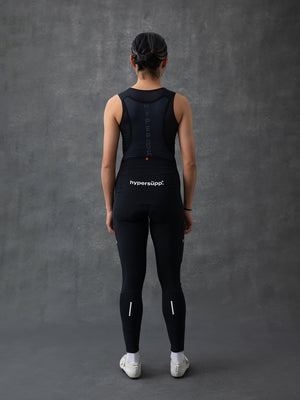 Women's Performance Deep Winter Long Bibs 0-10°C - Black