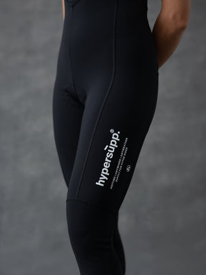 Women's Performance Deep Winter Long Bibs 0-10°C - Black