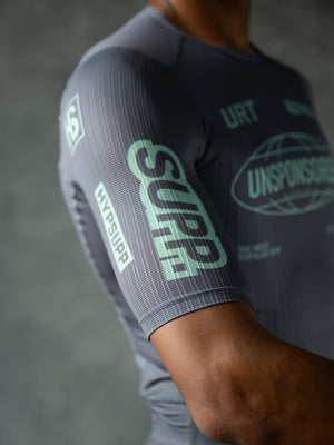 Men's Performance Zipless Jersey - Gray