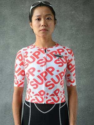 Women's Motion Air Jersey - Pop Art Orange