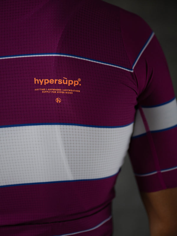 Men's Performance Retro Style Jersey - Magenta