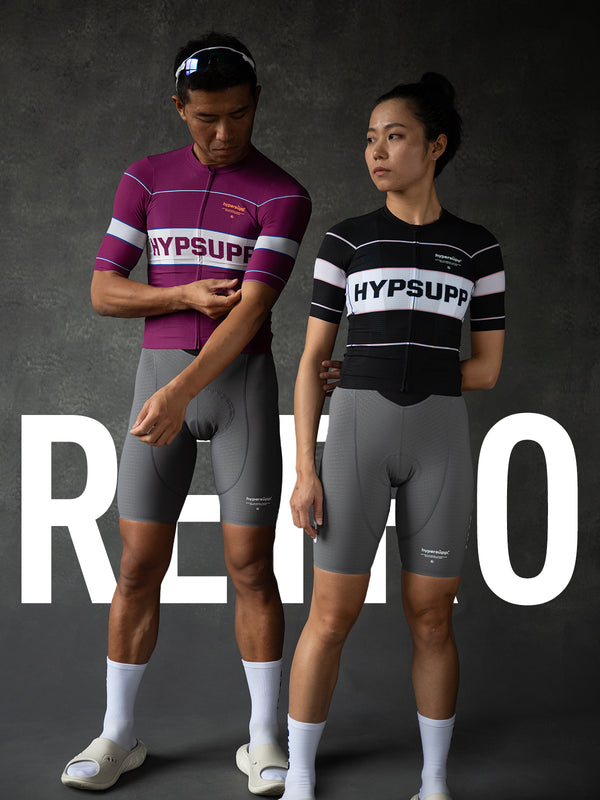 Men's Performance Retro Style Jersey - Magenta