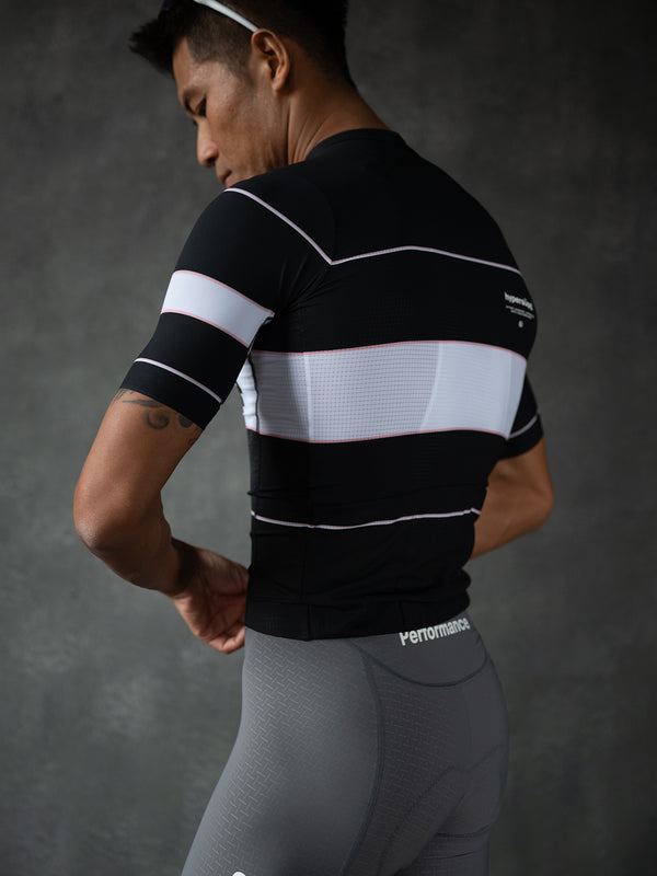 Men's Performance Retro Style Jersey - Black