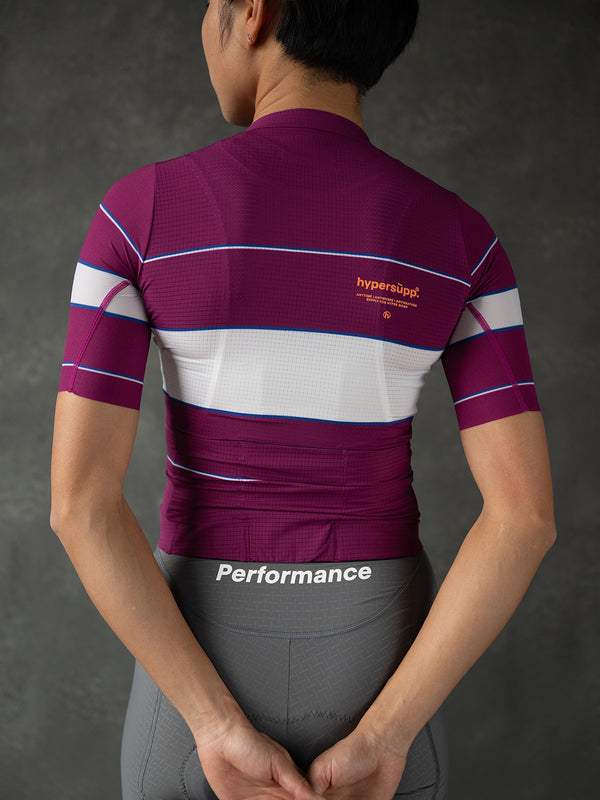 Women's Performance Retro Style Jersey - Magenta