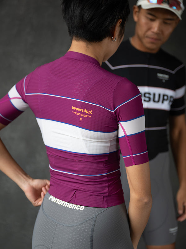 Women's Performance Retro Style Jersey - Magenta