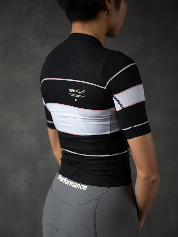 Women's Performance Retro Style Jersey - Black