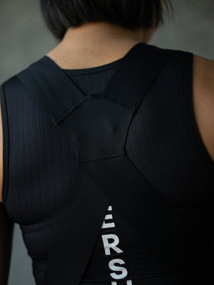 Women‘s Performance Thermal Long Bibs with Side Pockets 8-16°C- Black DWR