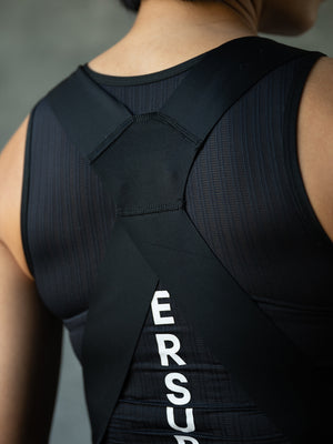 Women‘s Performance Thermal Long Bibs with Side Pockets 8-16°C- Cool Gray