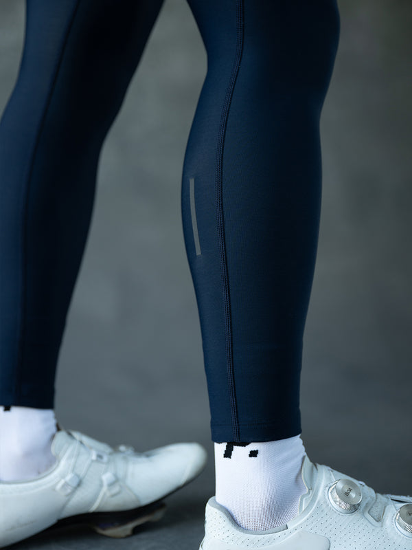 Women‘s Performance Thermal Long Bibs with Side Pockets 8-16°C - Navy