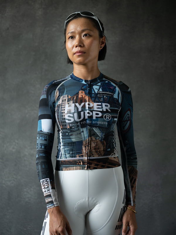 Women's Motion Long Sleeve Jersey - Back to the Streets