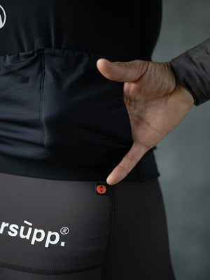 Women's Performance Light Fleece Long Sleeve Jersey 12-18°C - Black/Gray