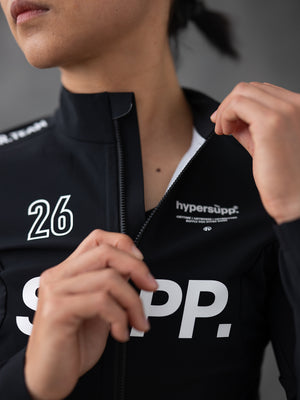 Women's Performance Race Shell Jersey 5-12°C - Black