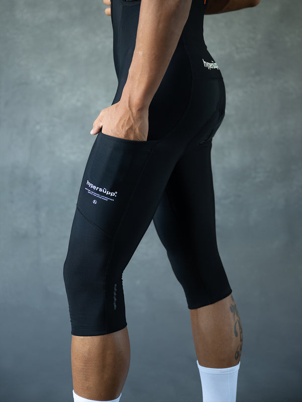 Men‘s Performance Thermal Knickers with side Pockets 8-16°C- Black