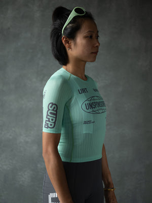 Women's Performance Zipless Jersey - Green