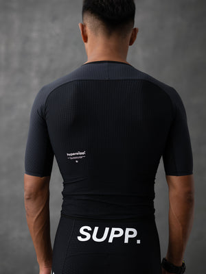 Men's SUPP Aerodynamic Short sleeves Jersey - Black