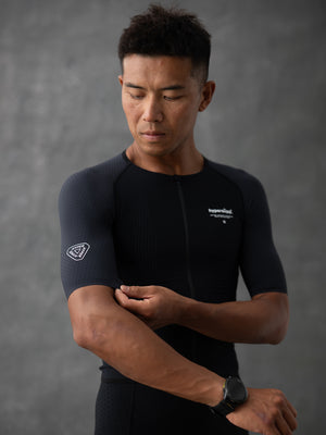 Men's SUPP Aerodynamic Short sleeves Jersey - Black