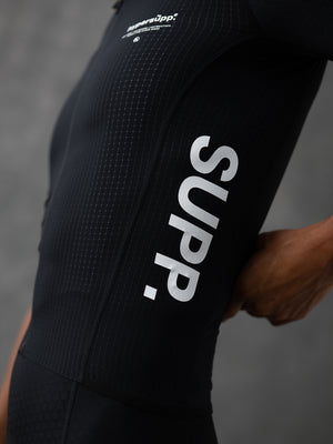 Men's SUPP Aerodynamic Short sleeves Jersey - Black