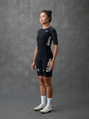 Women's SUPP Aerodynamic Short sleeves Jersey - Black