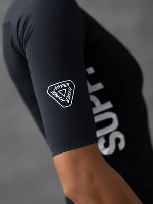 Women's SUPP Aerodynamic Short sleeves Jersey - Black