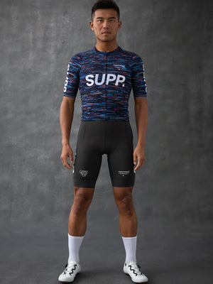 Men's Performance SUPP Jersey - Blue Brushes