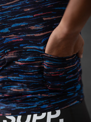 Men's Performance SUPP Jersey - Blue Brushes