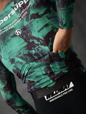 Men's Performance Air Long Sleeve Jersey - Sediment Green