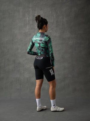 Women's Performance Air Long Sleeve Jersey - Sediment Green