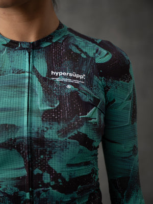 Women's Lightweight Long Sleeve Jersey - Sediment Green