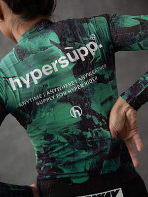Women's Performance Air Long Sleeve Jersey - Sediment Green