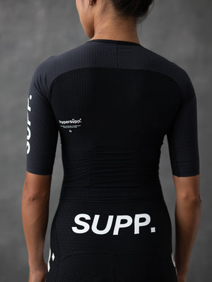 Women's SUPP Aerodynamic Racesuit - Black