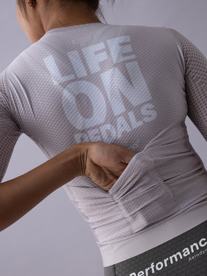 Women's Motion Light Climb Jersey - Cream