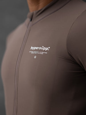 Men's Fleece Long Sleeve Jersey - Mocha