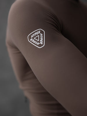 Men's Fleece Long Sleeve Jersey - Mocha