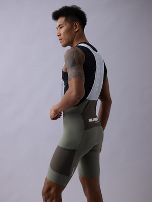 Men's Wildway HydraCore™ Bib Shorts - Gray Moss