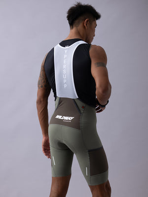 Men's Wildway HydraCore™ Bib Shorts - Gray Moss