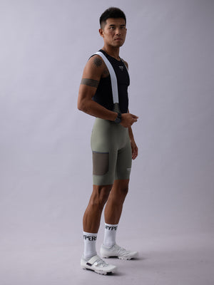 Men's Wildway HydraCore™ Bib Shorts - Gray Moss
