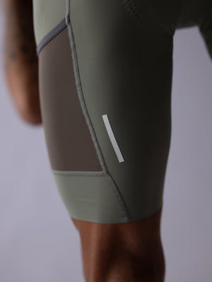 Men's Wildway HydraCore™ Bib Shorts - Gray Moss