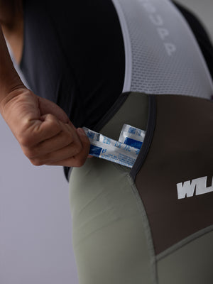Men's Wildway HydraCore™ Bib Shorts - Gray Moss