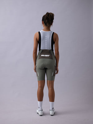 Women's Wildway HydraCore™ Bib Shorts - Gray Moss