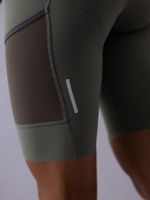 Women's Wildway HydraCore™ Bib Shorts - Gray Moss