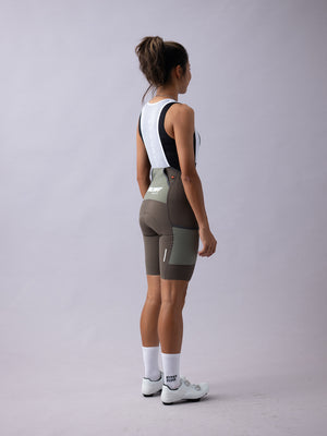 Women's Wildway HydraCore™ Bib Shorts - Gray Taupe
