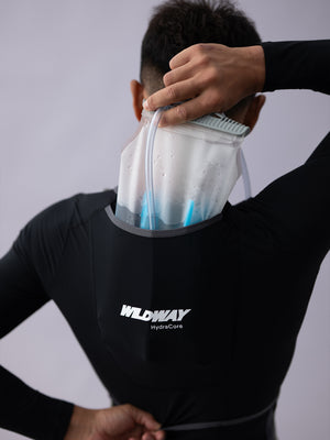 Men's Wildway HydraCore™ Long Sleeve Jersey - Black